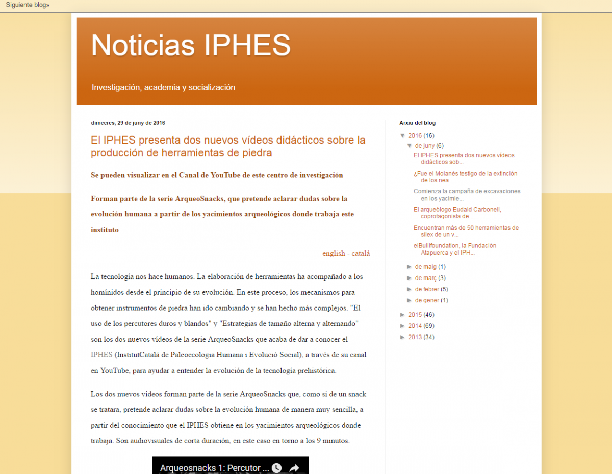 News in spanish